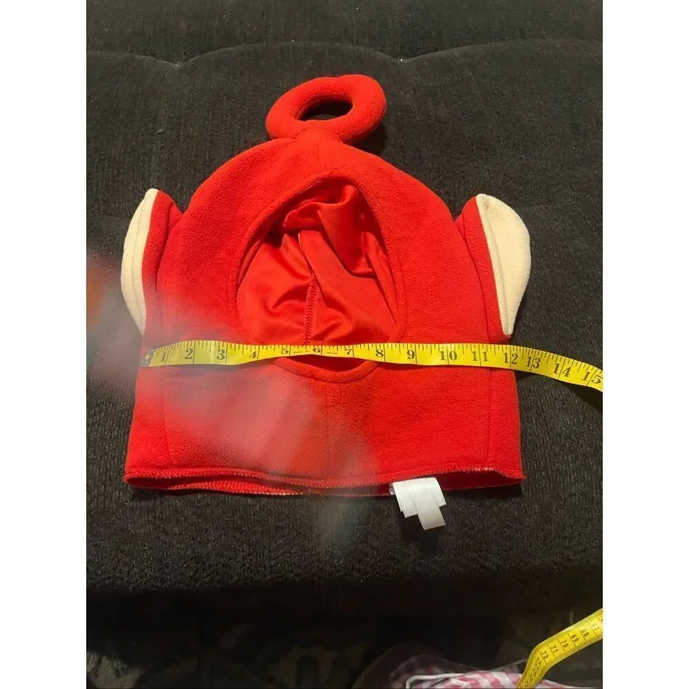 Spirit Hollween Teen Red Teletubbies Po Costume Hood Headpiece